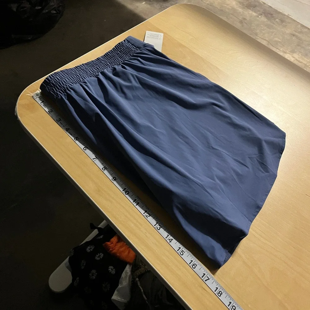 Womens Athletic Skort XXL Blue Stretch Tennis Gym Workout Running